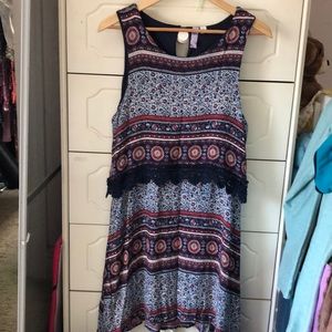 Beautiful tiered dress. Hardly worn!